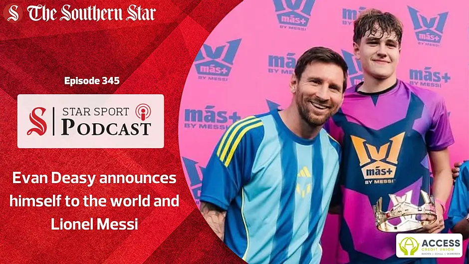 Evan Deasy announces himself to the world and Lionel Messi Image