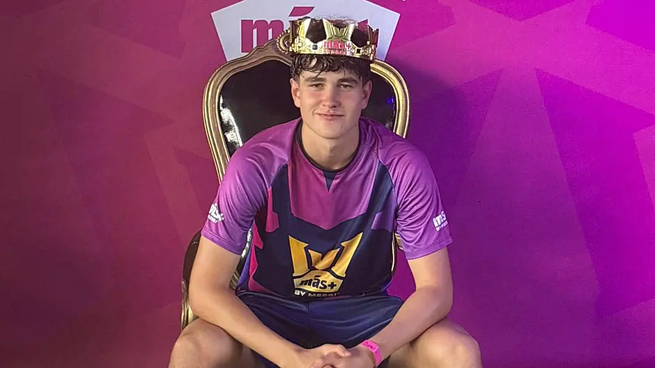 WATCH: Evan Deasy on meeting Messi and winning 1v1 event Image