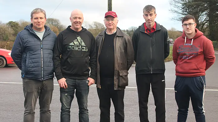 Brendan and Denis rule on the Marsh Road Image