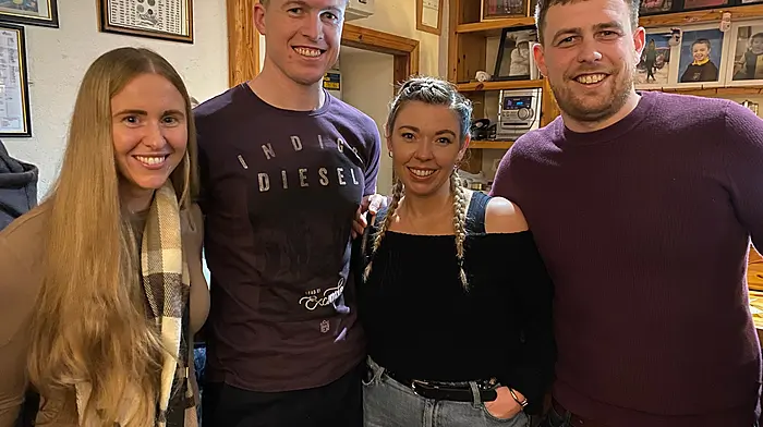 The winners of the Muintir Bhaire Community Council’s annual Christmas table quiz are (from left): Jennifer Daly, Ian Daly, Niamh Cashman and Alan O’Mahony.