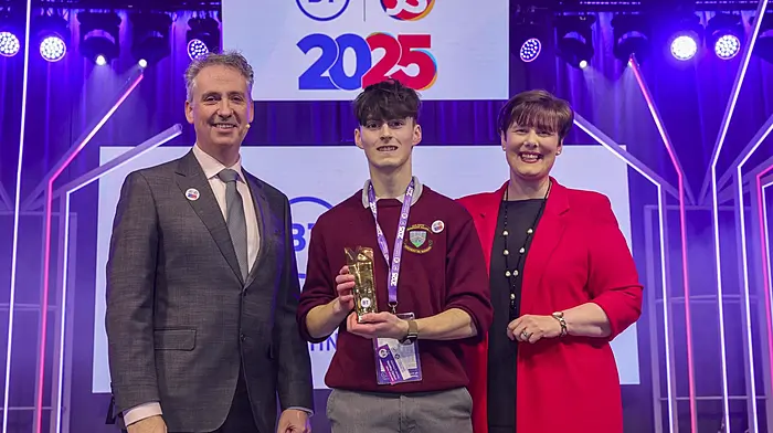 BREAKING: Bandon student Tomás Markey wins individual award at 61st BT Young Scientist of the Year Image