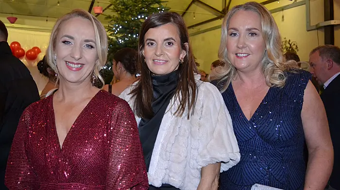 Ber Hegarty, Deirdre O'Driscoll and Jennifer O'Donovan enjoying the O'Donovan Rossa Ladies Club celebration night.