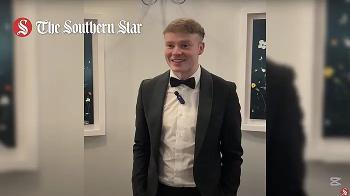 WATCH: Goleen GAA's captain Padraig Reidy after they won the 2024 West Cork Sports Star Special Achievement Image