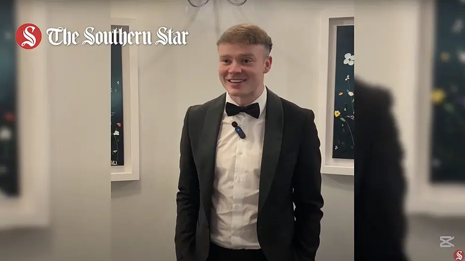 WATCH: Goleen GAA's captain Padraig Reidy after they won the 2024 West Cork Sports Star Special Achievement Image