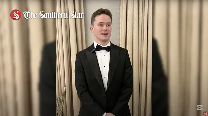 WATCH: Rueben Henry of Clonakilty Soccer Club spoke to us at the West Cork Sports Star Awards Image