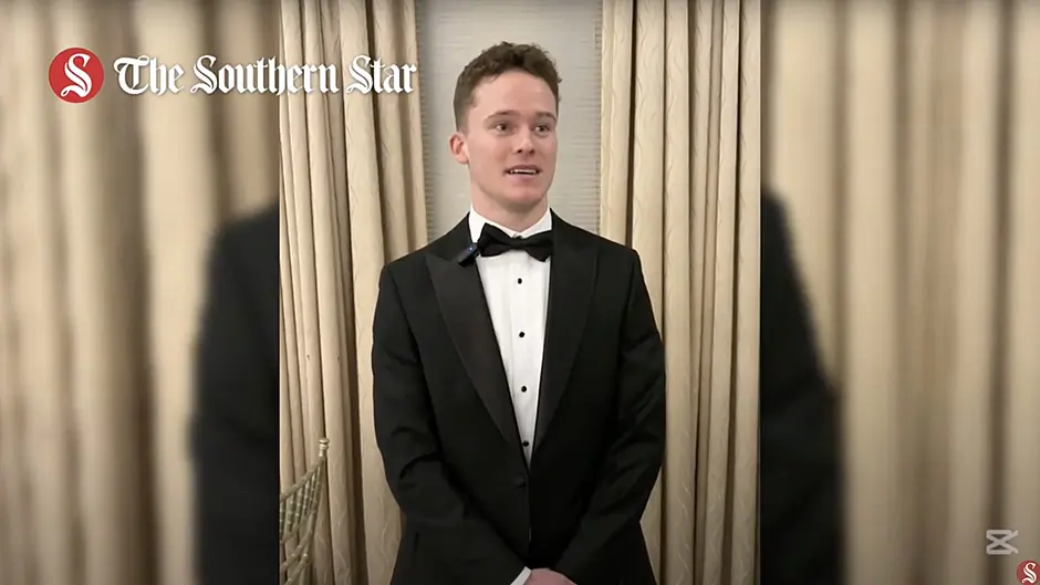 WATCH: Rueben Henry of Clonakilty Soccer Club spoke to us at the West Cork Sports Star Awards Image