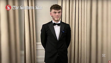 WATCH: Oran Brady before he was presented with the West Cork Sports Star Paudie Palmer Youth Award for 2024 Image
