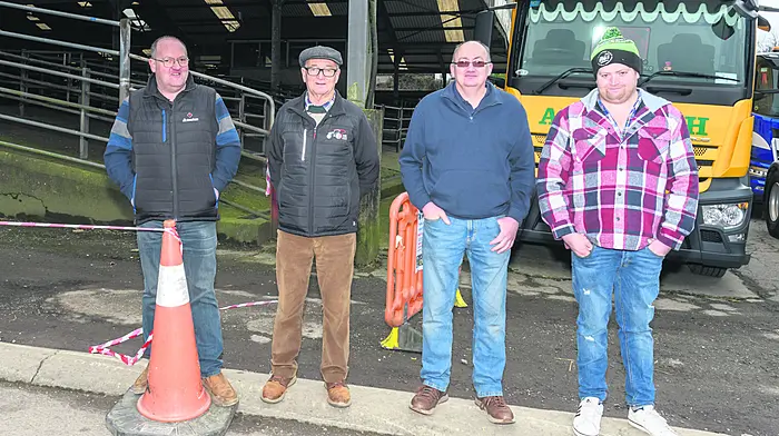 Thomas, Christie and Simon Draper (Ballinspittle) with Conor Wotton (Innishannon) who all took part driving tractors at the Bandon tractor, truck, car and jeep run. Proceeds of the run will go to Bandon Special Olympics, Bandon Athletics Club and Bandon Union of Parishes.  (Photo: David Patterson)