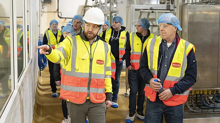 Dairygold suppliers get the inside view of processing plant Image