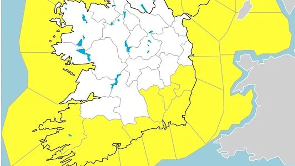 Wind and rain warning issued for West Cork Image