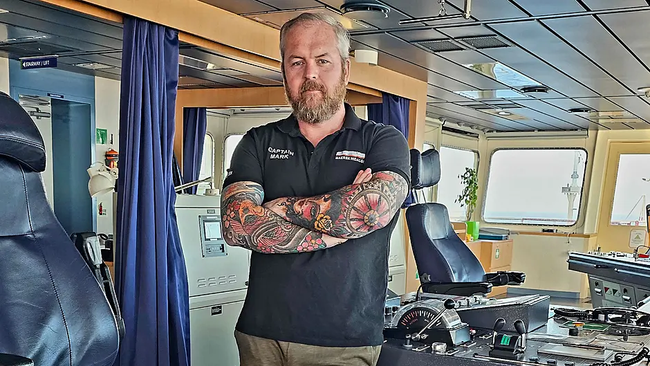 Courtmacsherry Captain Mark Maguire's videos are demystify the shipping industry Image