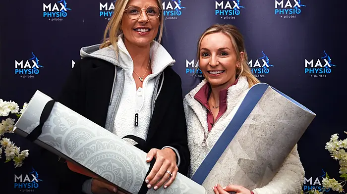 Nicola Whelton, Ardfield and Orla Kelly, Rosscarbery at a charity event in the Clonakilty GAA complex at Ahamilla in aid of Breast Cancer Ireland and West Cork Rapid Response. (Photo: Martin Walsh)