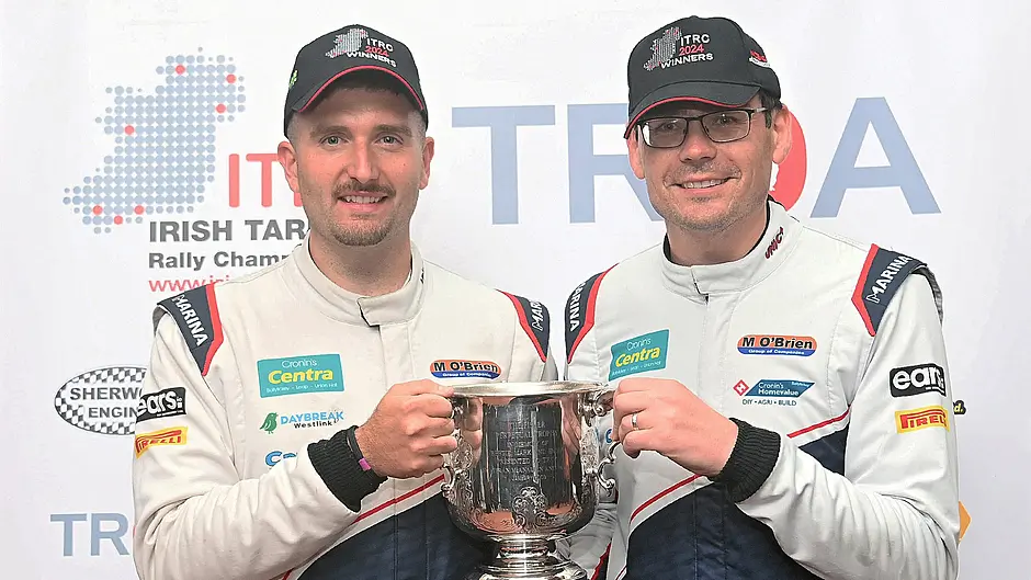 Defending champion Keith Cronin is top seed for the West Cork Rally Image