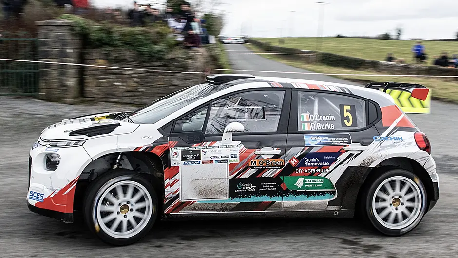 Daniel Cronin learns a lot from his Citroen C3 Rally2 debut Image