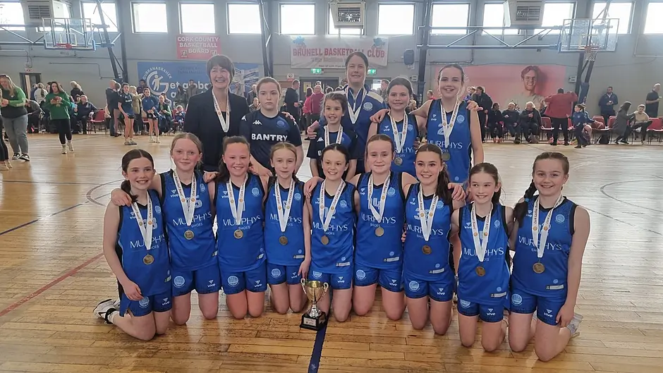 Terrific county treble for Bantry basketball Image