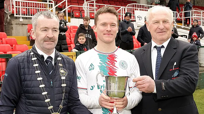 WATCH: Iain O’Driscoll on Clonakilty Soccer Club’s Beamish Cup two-in-a-row Image