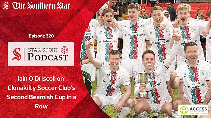 Iain O’Driscoll on Clonakilty Soccer Club winning back-to-back Beamish Cup titles Image