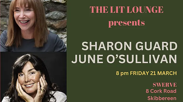 Debut novelists to feature at Skibbereen’s Lit Lounge Image