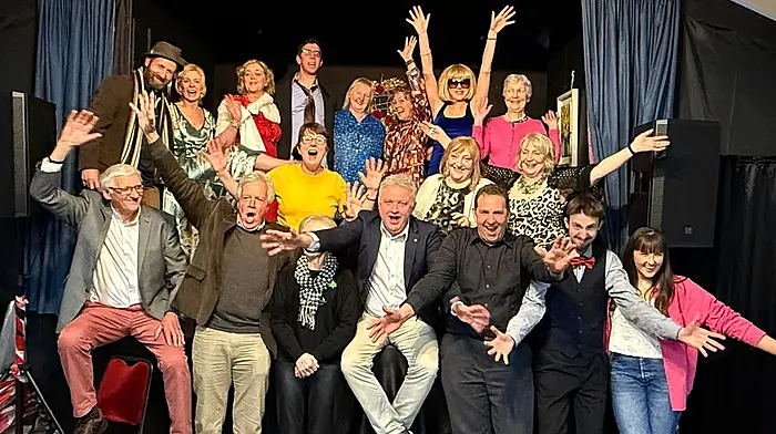 The Kilcrohane Drama Group who performed three one-act comedies at four sold out performances in the Kilcrohane Hall over the St Patrick’s weekend.
