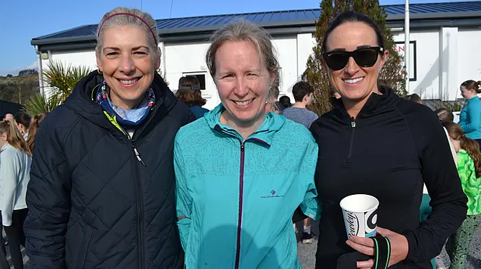 Barbara Galvin, Norma Hamilton and Noreen Deasy Carroll at the Skibbereen Rowing Club 5k Fun Run earlier in March. (Photo: Anne Minihan)