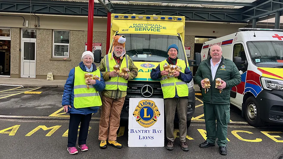 Bantry Bay Lions Club's hundred cuddly lions to comfort sick children Image