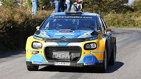 Cal McCarthy finishes fourth on Manx National Rally Image