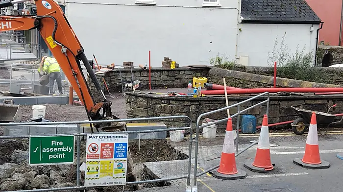 Bandon’s old fountain removed Image