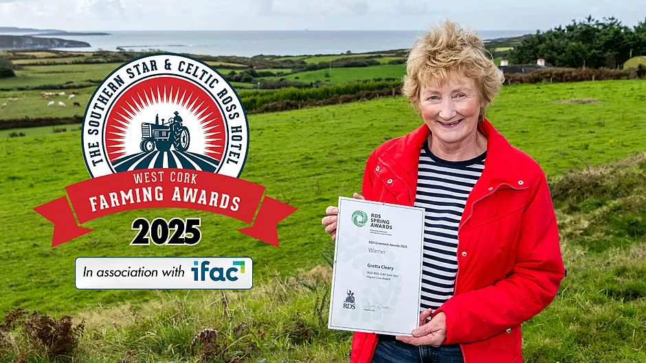Meet Gretta Cleary our October West Cork Farming Awards winner Image