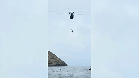 Dursey cable car hosts daring Red Bull dive – exposure could give island wings Image