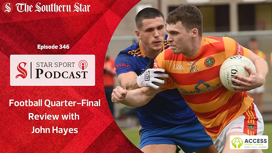 Football quarter-final review with John Hayes Image