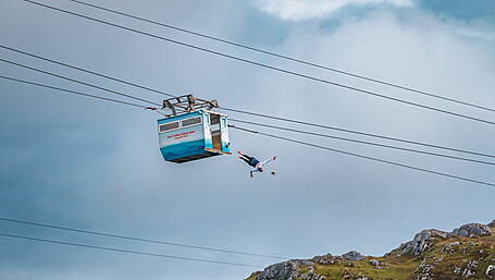 WATCH: World first cable car dive completed off Dursey Island Image