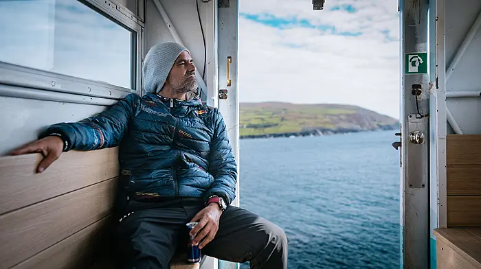 REPRO FREE***PRESS RELEASE NO REPRODUCTION FEE*** EDITORIAL USE ONLY
Red Bull Dursey Island Cable Car Dive 15/10/2025
Red Bull Cliff Diver Orlando Duque jumps from the Dursey Island Cable Car in West Cork. The Columbian diver completed a world-first cable car dive, plunging 24 metres in to the Atlantic Ocean below. Located on the Beara Peninsula and suspended between the mainland and Dursey Island, the cable car is the only one in Europe which crosses open sea water.
Mandatory Credit ©INPHO/Red Bull Content Pool/Szymon Lazewski