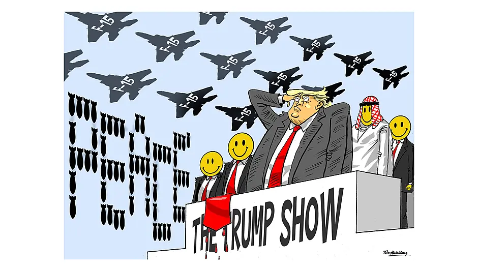 Mon dieu! Macron and Trump make us almost grateful for the competence of our own leaders Image