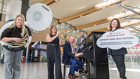 Cork Airport tunes up for Jazz Fest with 62,000 passengers expected over bank holiday weekend Image