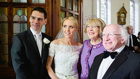 Castlehaven ties to the Áras Image