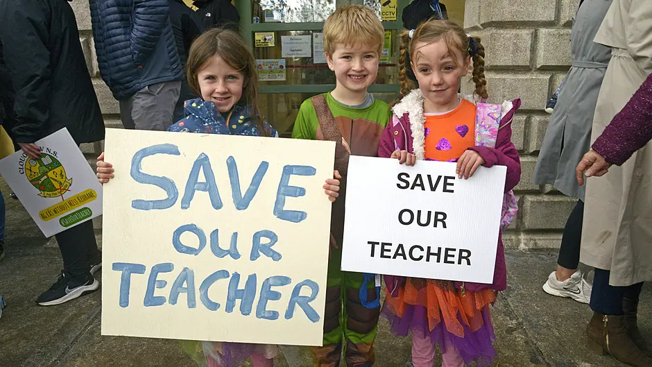 Parents’ outrage over loss of teacher due to shortfall of just three pupils Image