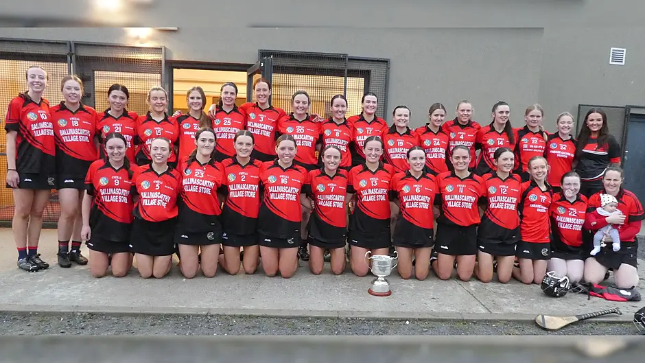 WATCH: Ballinascarthy camogie's Clara Crowley and Siofra Patwell on county title win Image