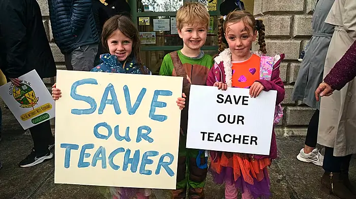 Cloughduv National School protest Image