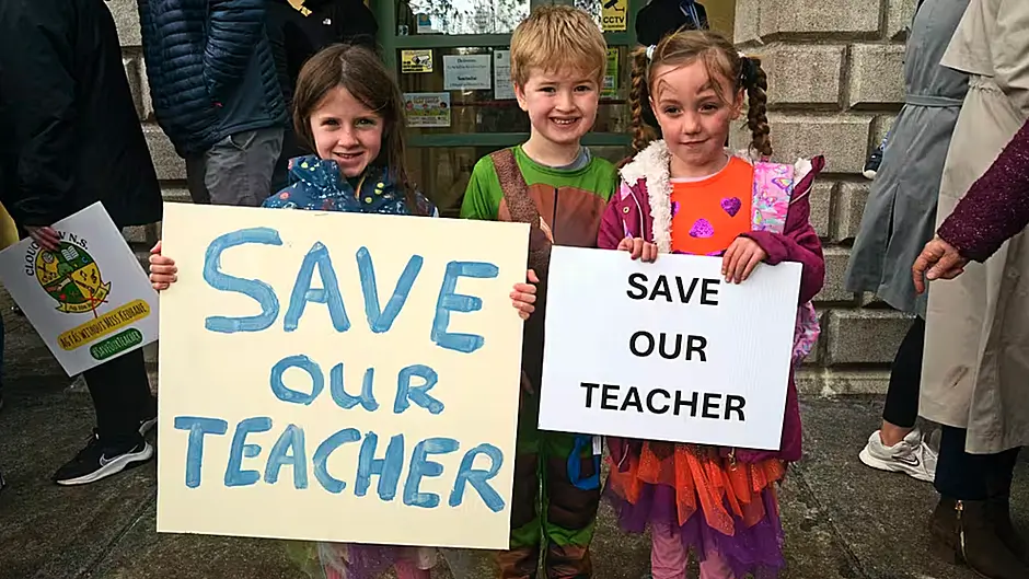 Cloughduv National School protest Image