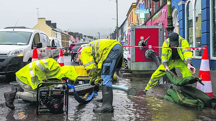 Bantry businesses count the cost of flood damage... again Image