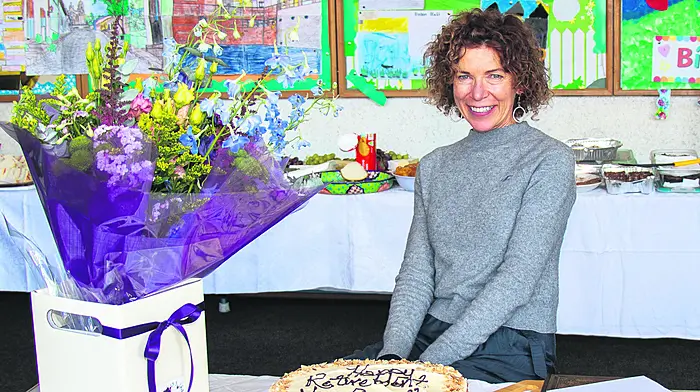 Cliona bids an emotional farewell to staff and pupils at Union Hall school Image
