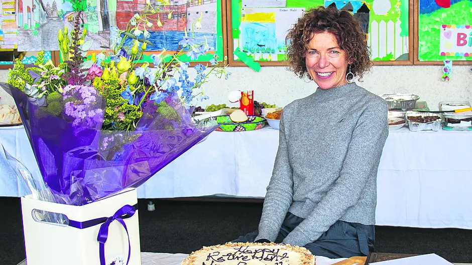Cliona bids an emotional farewell to staff and pupils at Union Hall school Image