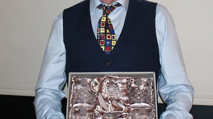 Hall of Fame Award winner Ted Hegarty.