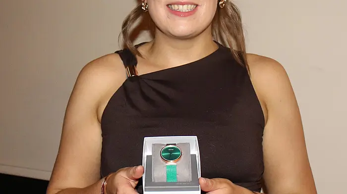 Female Player of the Year Hannah Cronin.