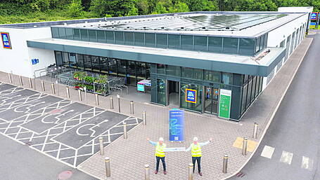 Solar panels help power ALDI store in Skibbereen Image