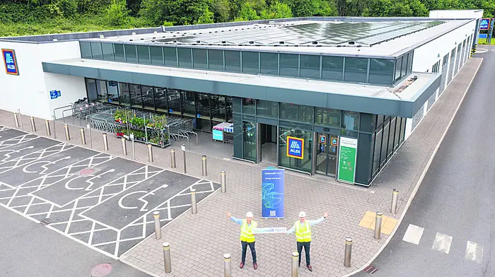 Solar panels help power ALDI store in Skibbereen Image