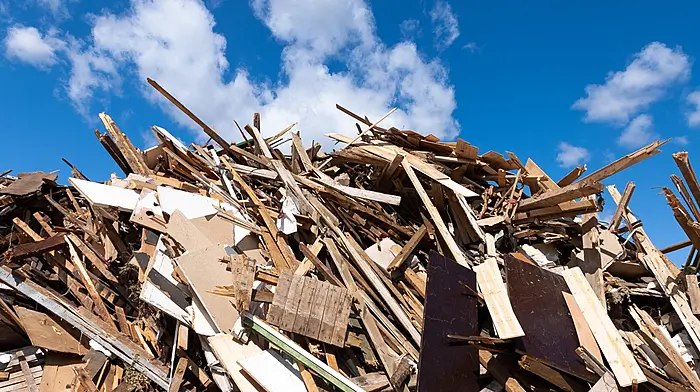 Stockpile of waste wood now a ‘safety hazard’ councillor warns Image