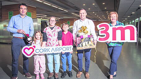 Cork Airport hits its three million milestone two months early Image