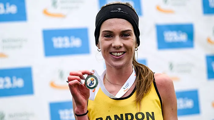 Fiona Everard enjoys her return to the summit Image