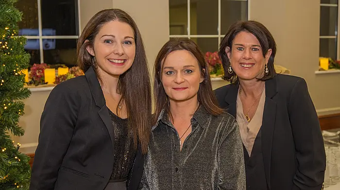 Amy Lyons, Zelie O’Flynn, and Aoife Anglin at the 'Twinkle and Taste' in aid of Darrara National School. (Photo: Gearoid Holland)